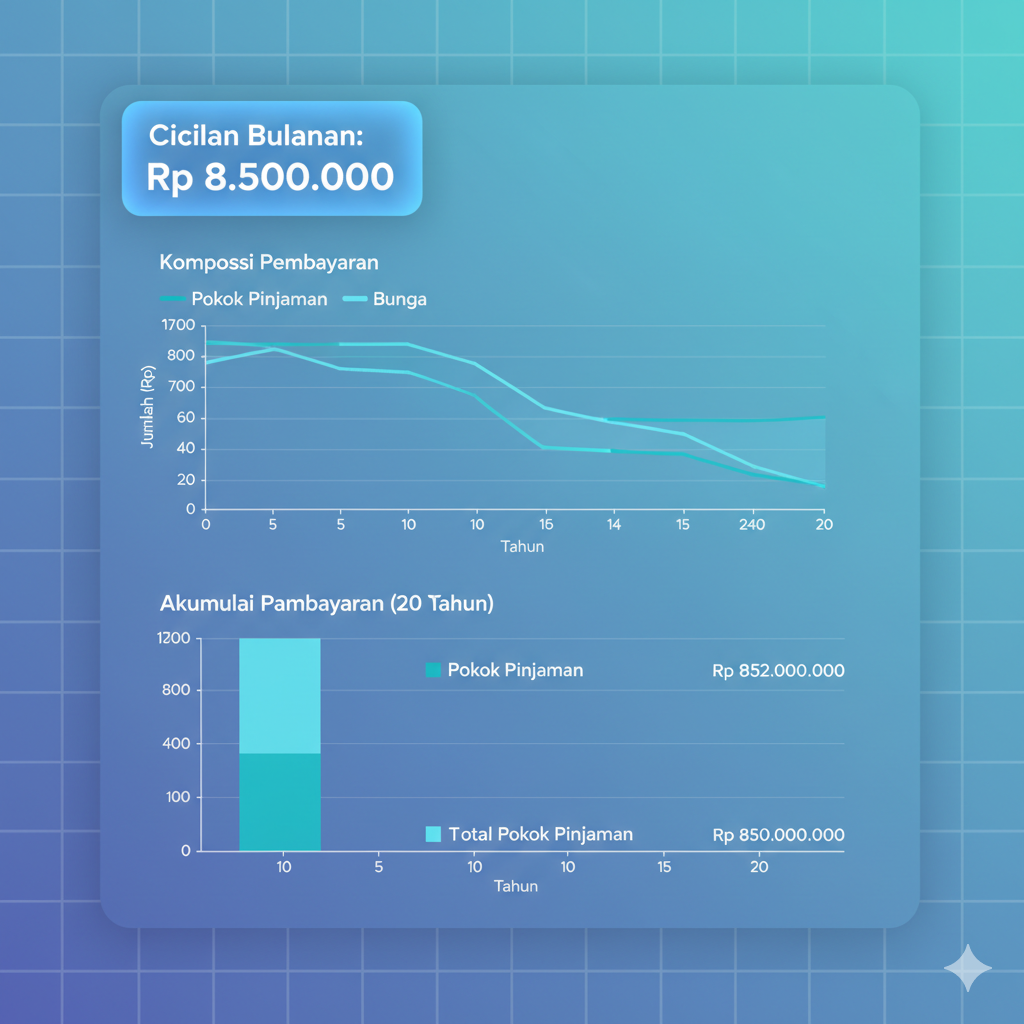 simulasi kpr cicilan bulanan