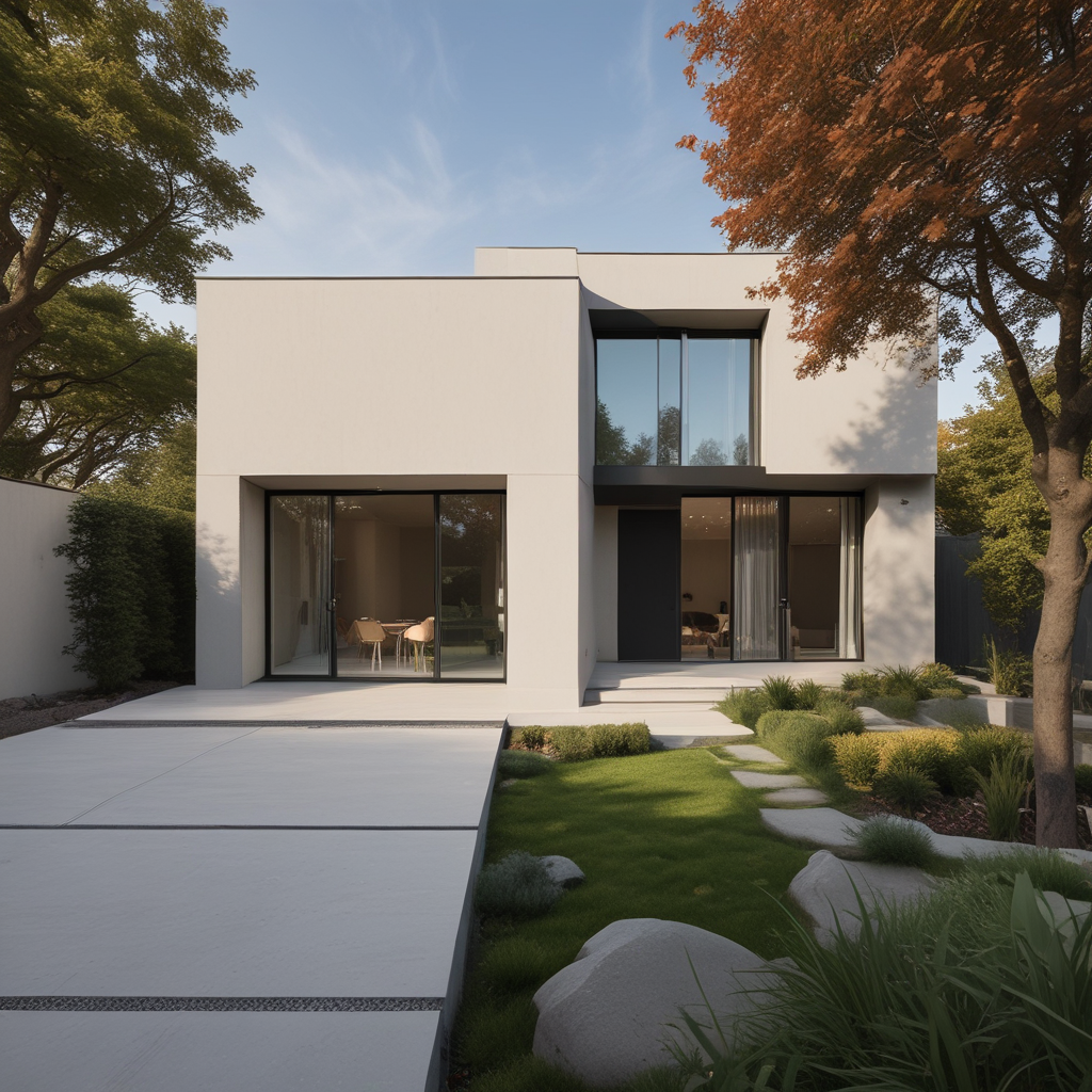 Contoh gambar rumah minimalis terbaru dengan atap datar yang modern dan elegan